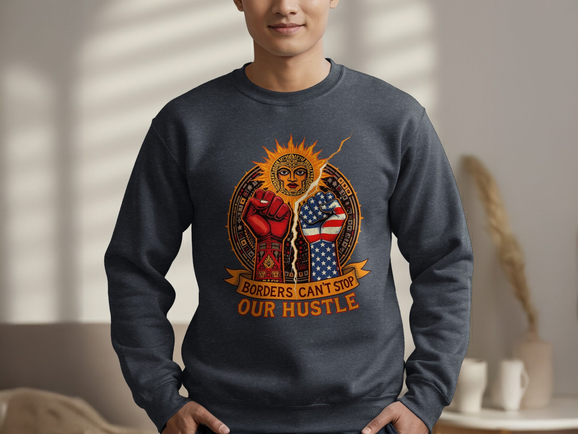 Borders Can't Stop Our Hustle Sweatshirt product type