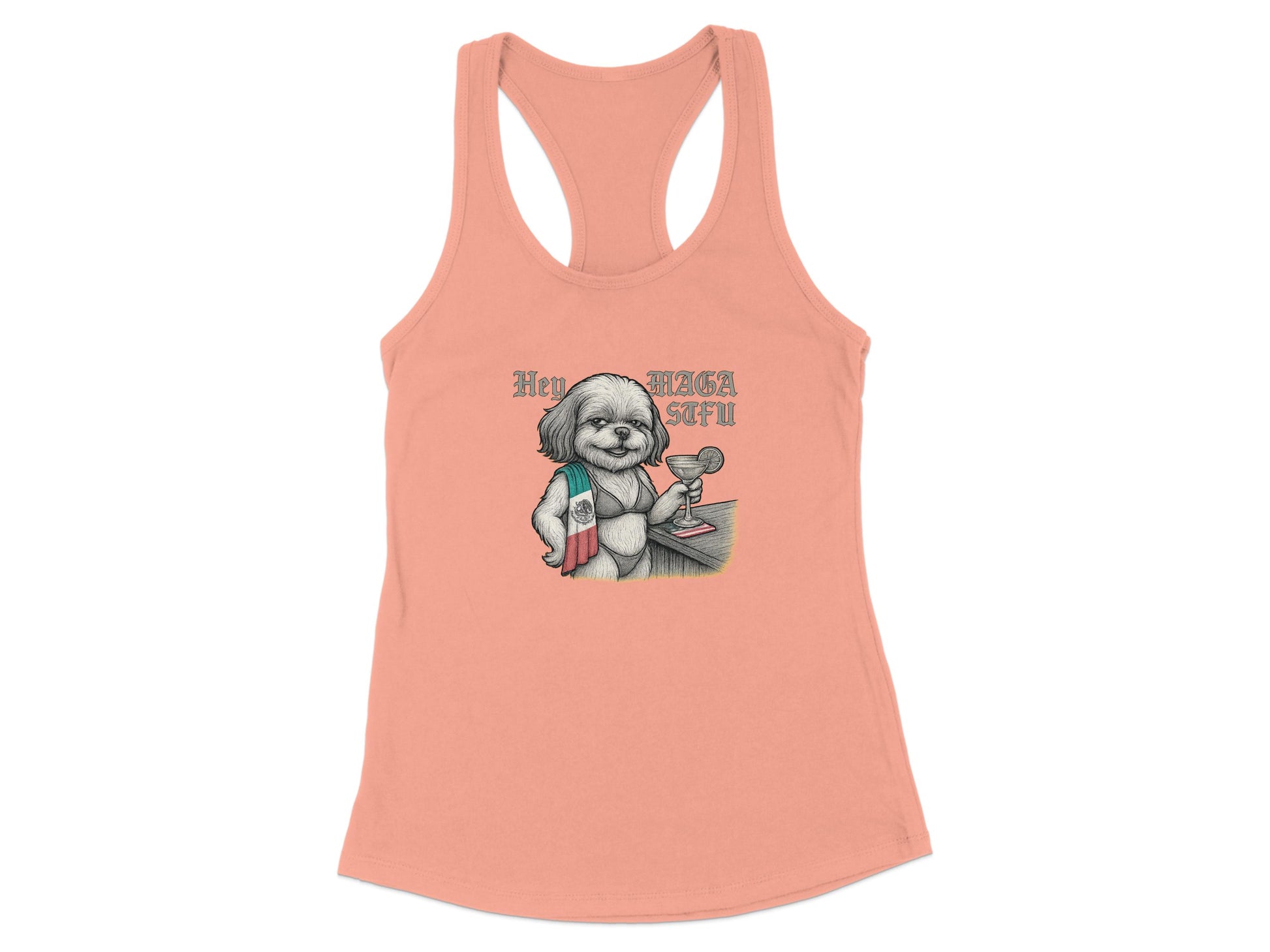 Cute Dog Print Hey Hega Sifu Motif Stylish Tank product