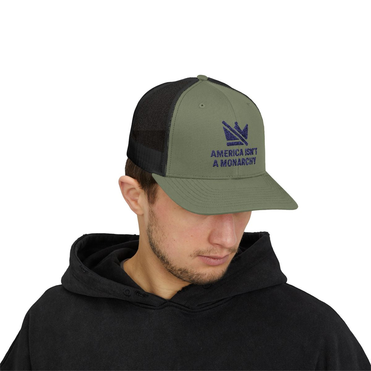 America Isn't a Monarchy Embroidered Hat product type