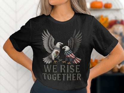 We Rise Together Eagle Graphic T-shirt