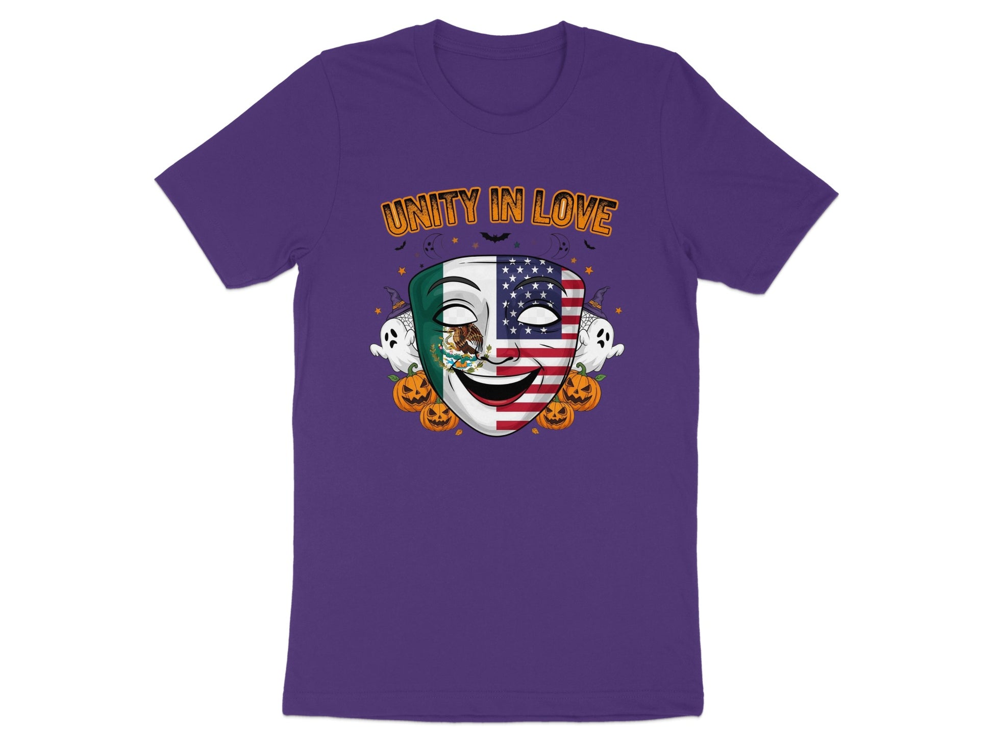 Unity in Love Mask Halloween Design T-Shirt product type