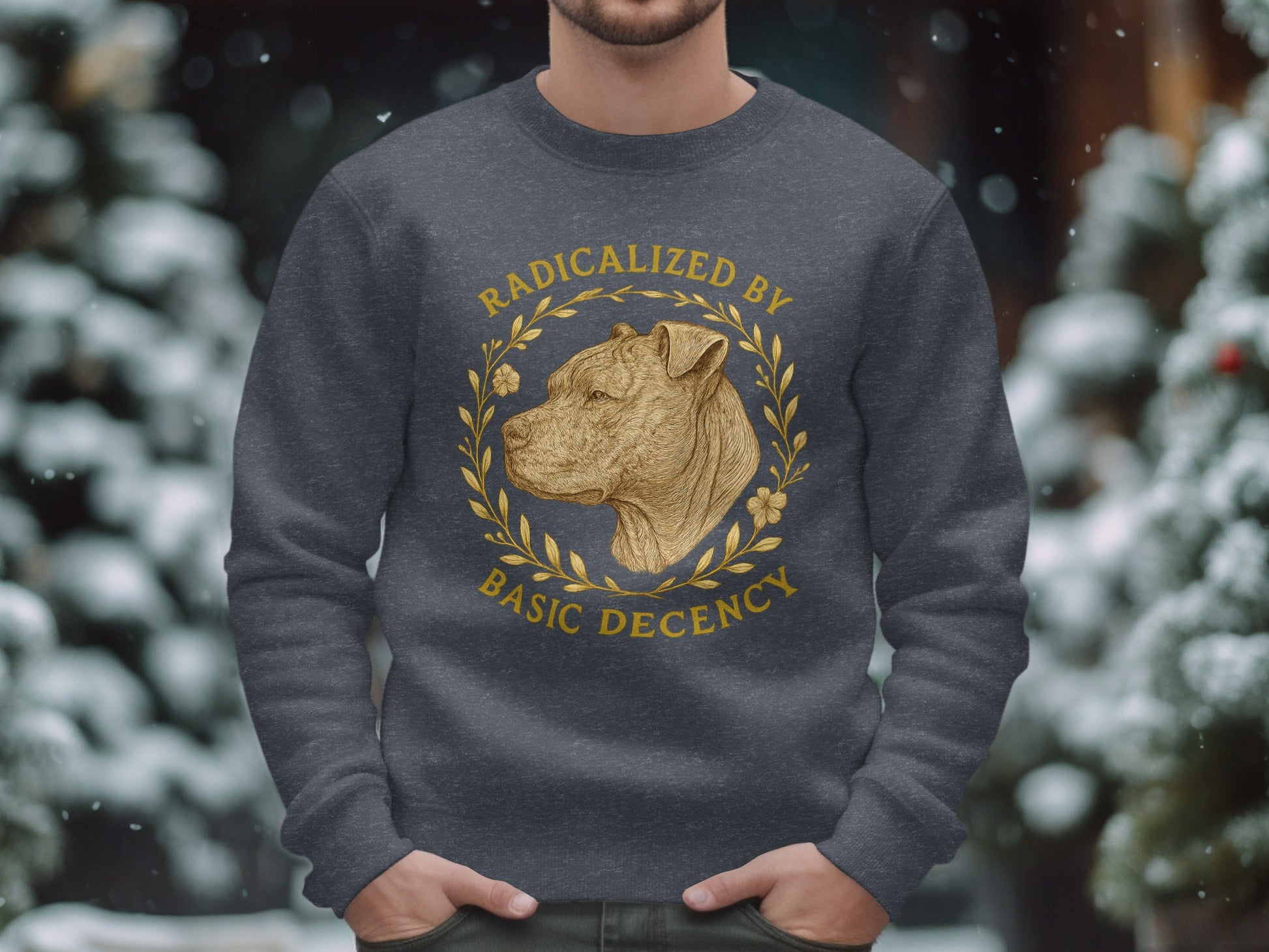 Radicalized by Basic Decency Sweatshirt product