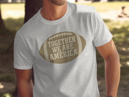 Together We Are America Graphic Football Shirt