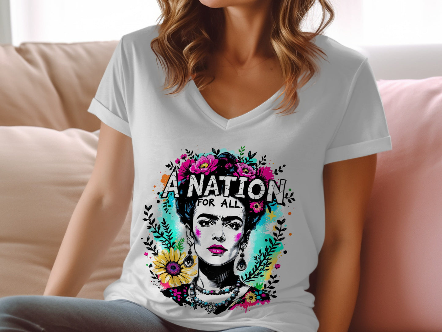 A Nation For All Artistic Design T-shirt
