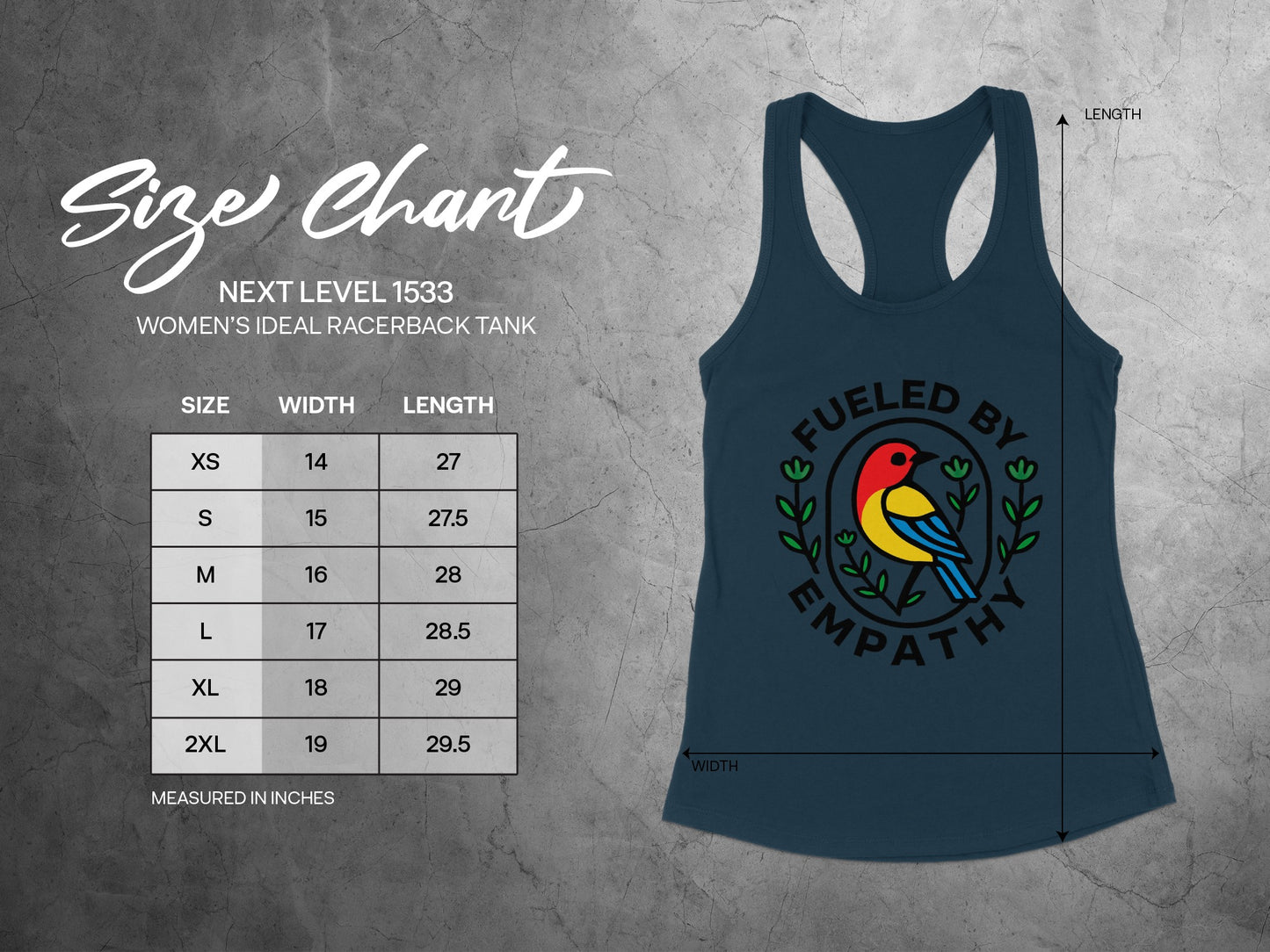 Fueled By Empathy Racerback Tank product