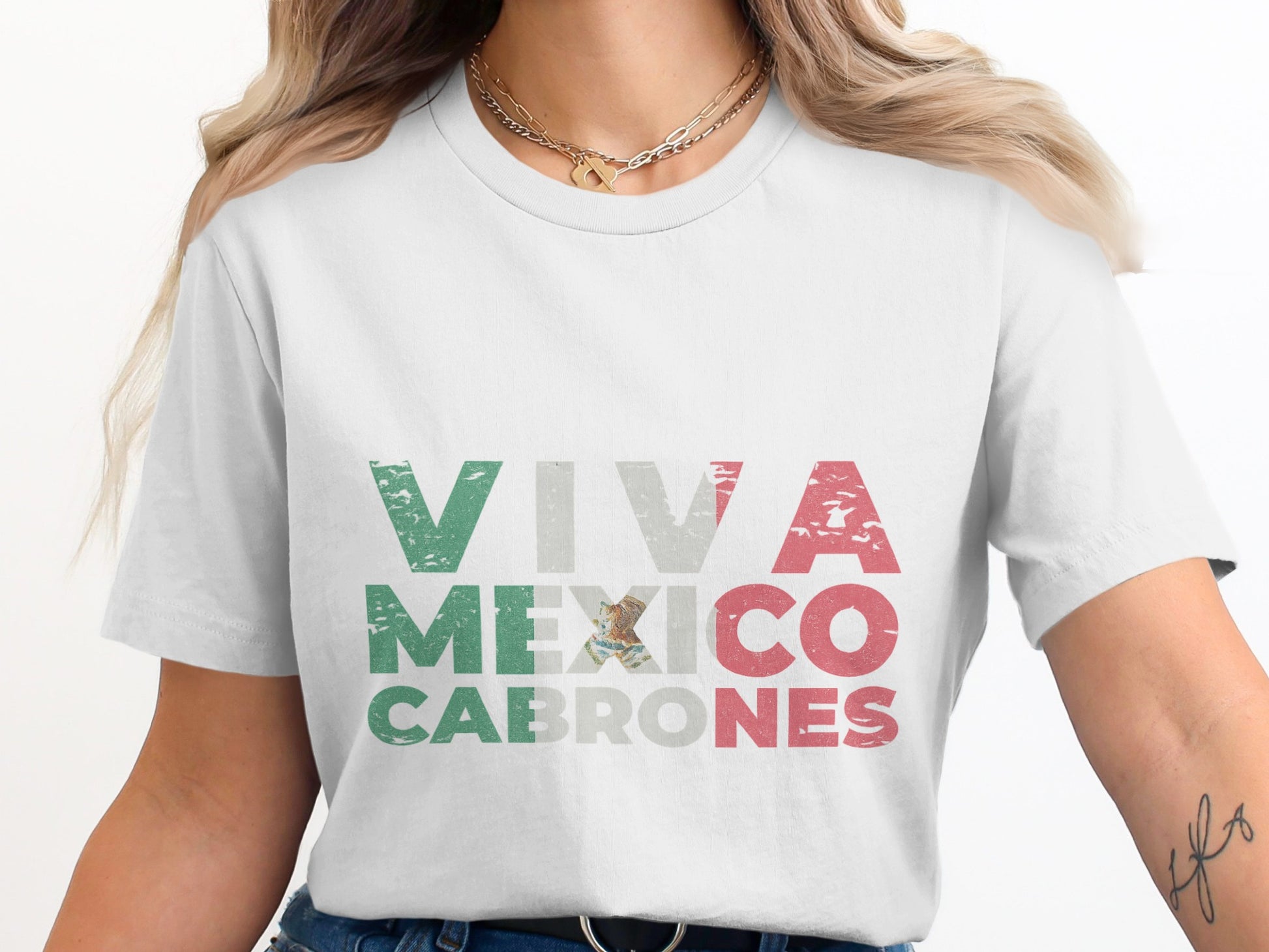 Viva Mexico Cabrones Graphic T-Shirt product