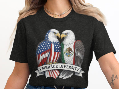 Embrace Diversity Bald Eagles Graphic T-shirt product type