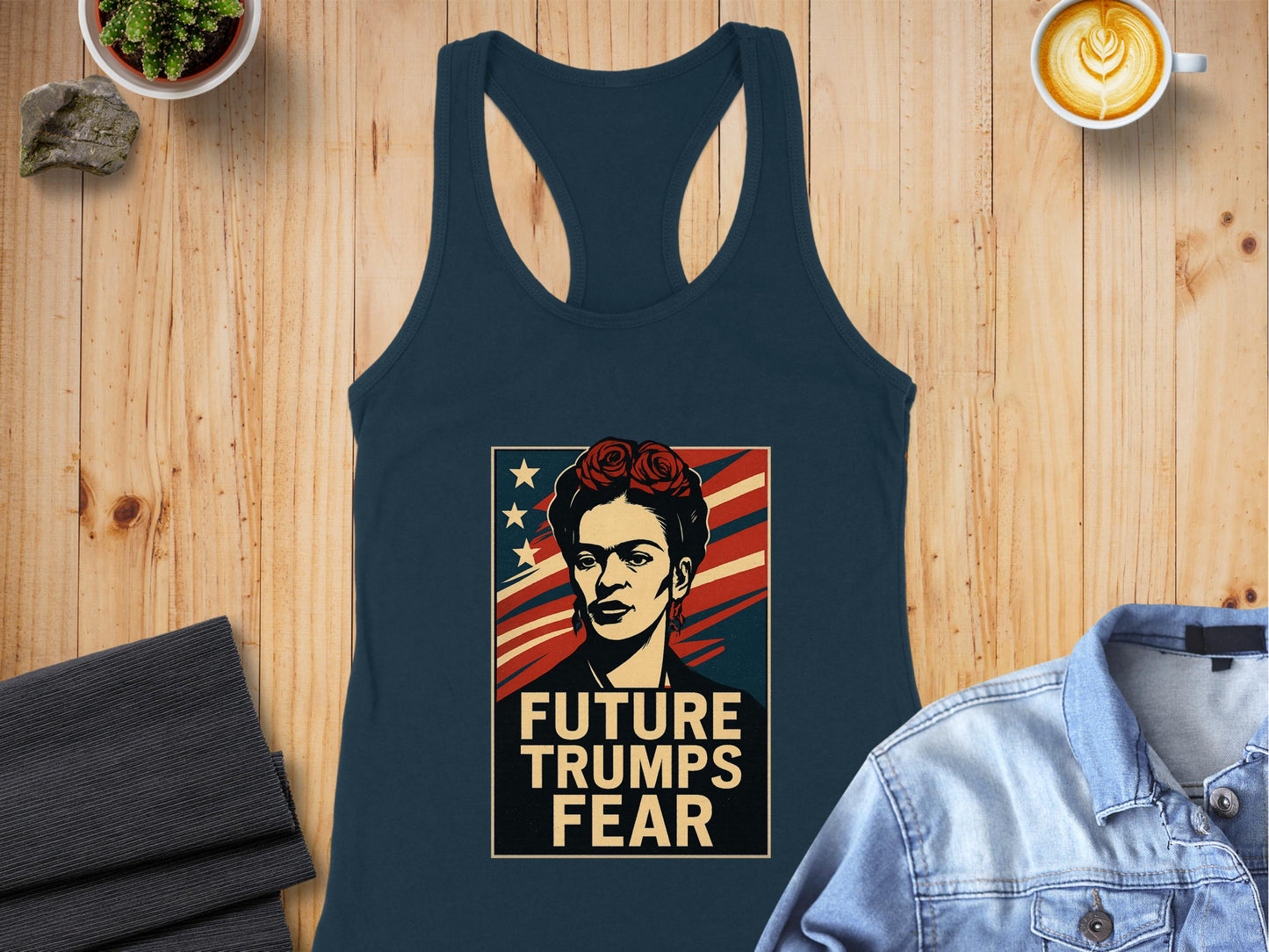 Future Trumps Fear Graphic Tank Top product