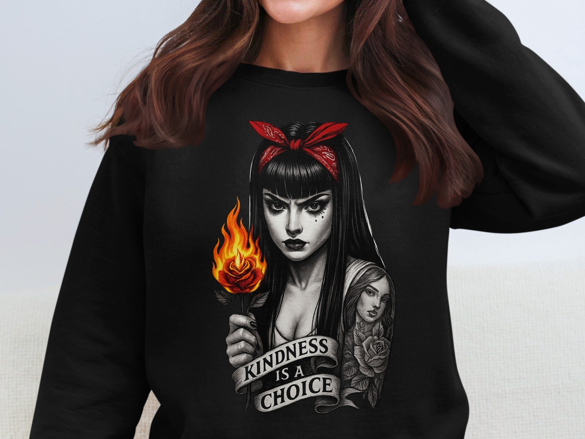 Kindness Is A Choice Graphic Sweatshirt product type