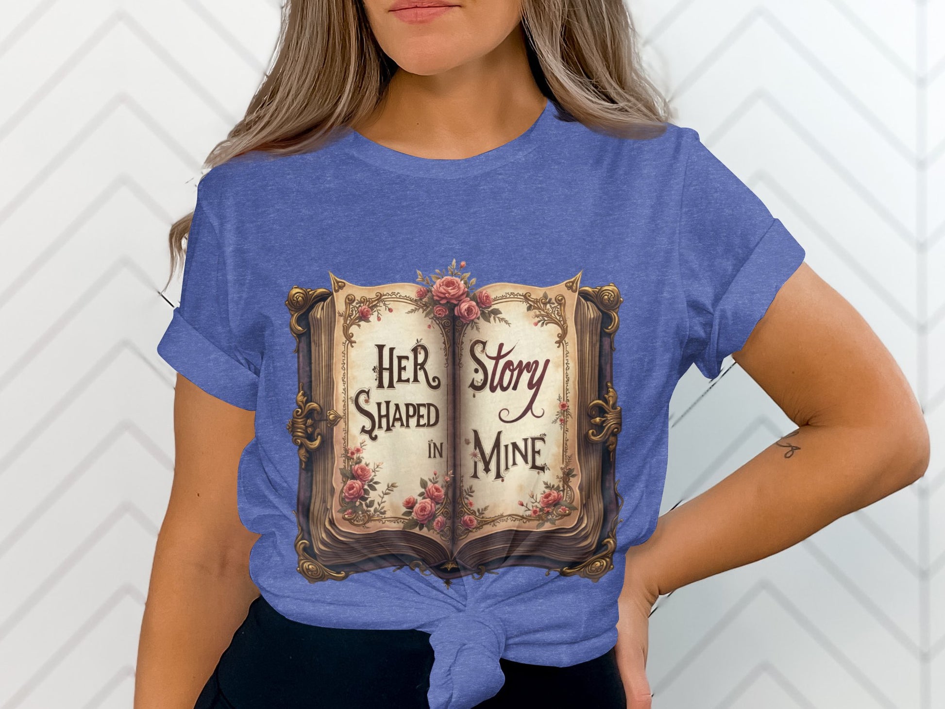 Her Story Shaped In Mine Graphic T-shirt product type