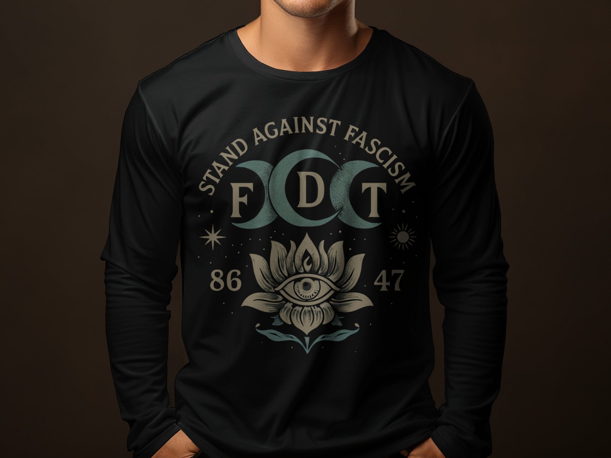 Stand Against Fascism FDT 86 47 Long Sleeve Shirt