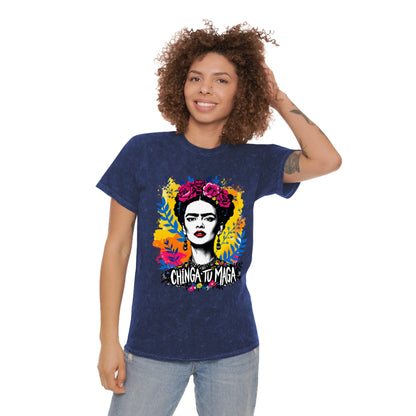 Frida Kahlo Against vintage Tee — USA Made Mineral Wash Graphic T-Shirt