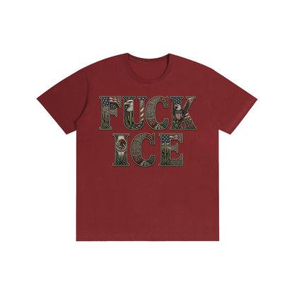 FUCK ICE with FDT Subtle The Perfect Tee; LOUDNESS Needed Now!! Pure Cotton Unisex T-Shirt