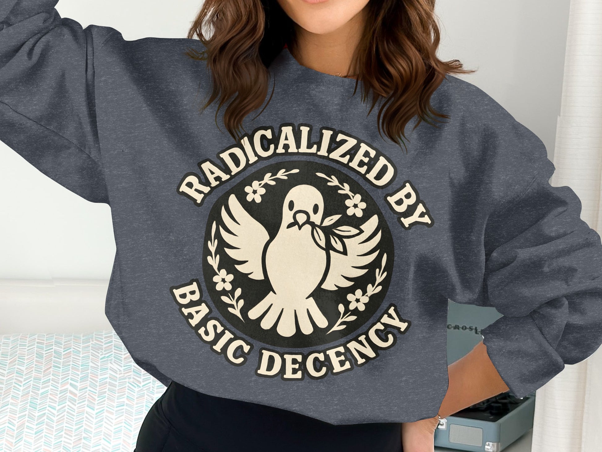 Radicalized By Basic Decency Graphic Sweatshirt product type