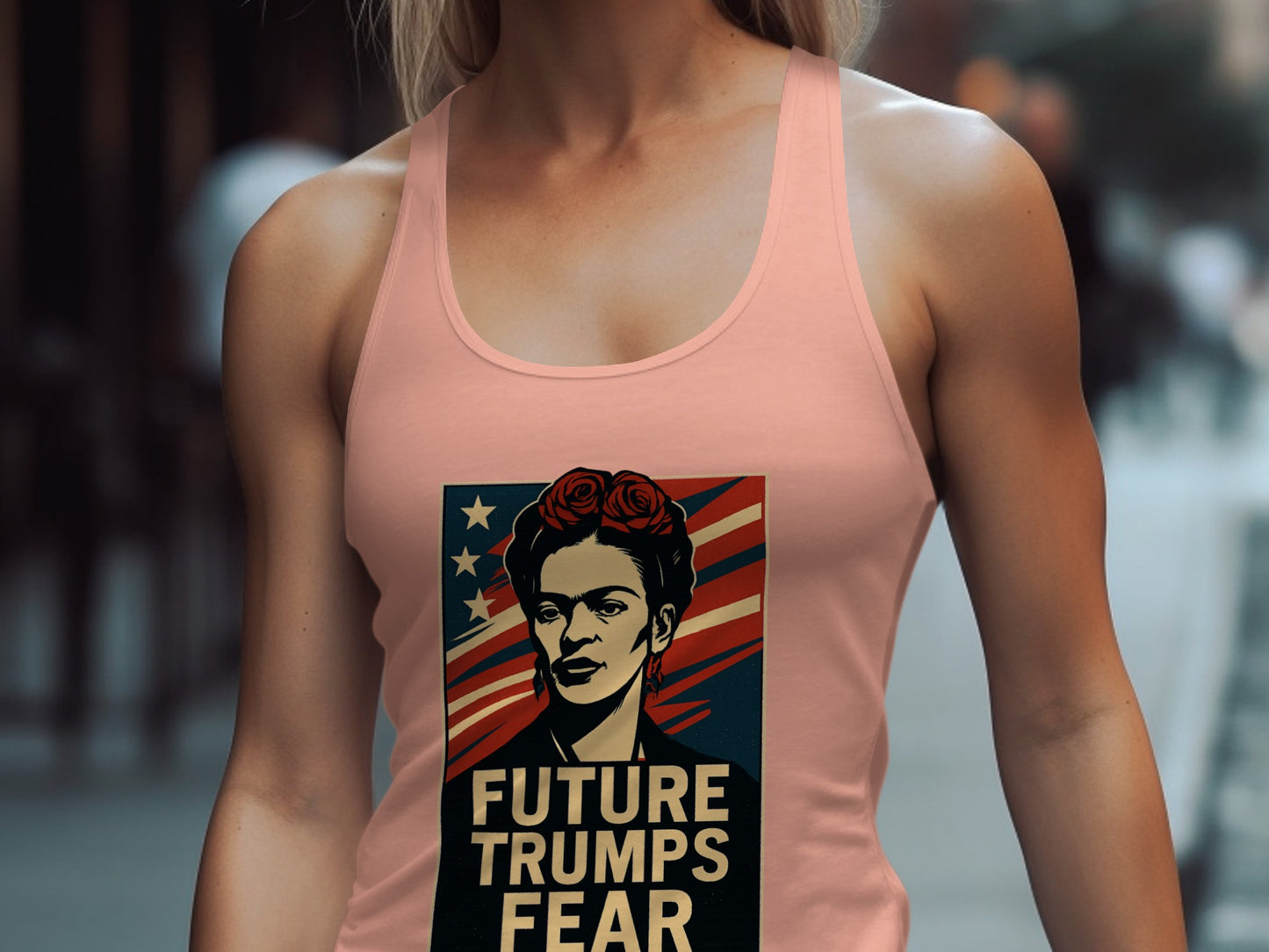 Future Trumps Fear Graphic Tank Top product