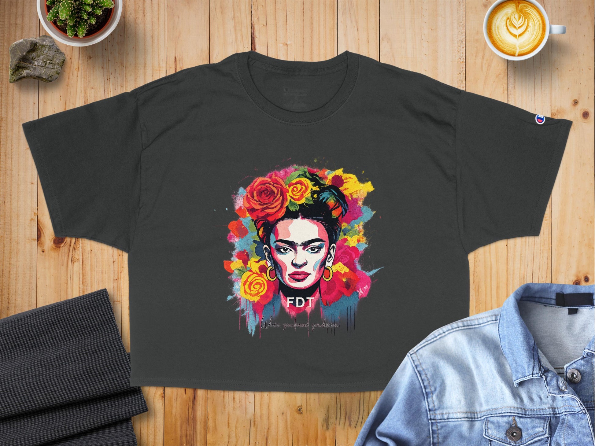 FDT colorful printed t-shirt with vibrant design product