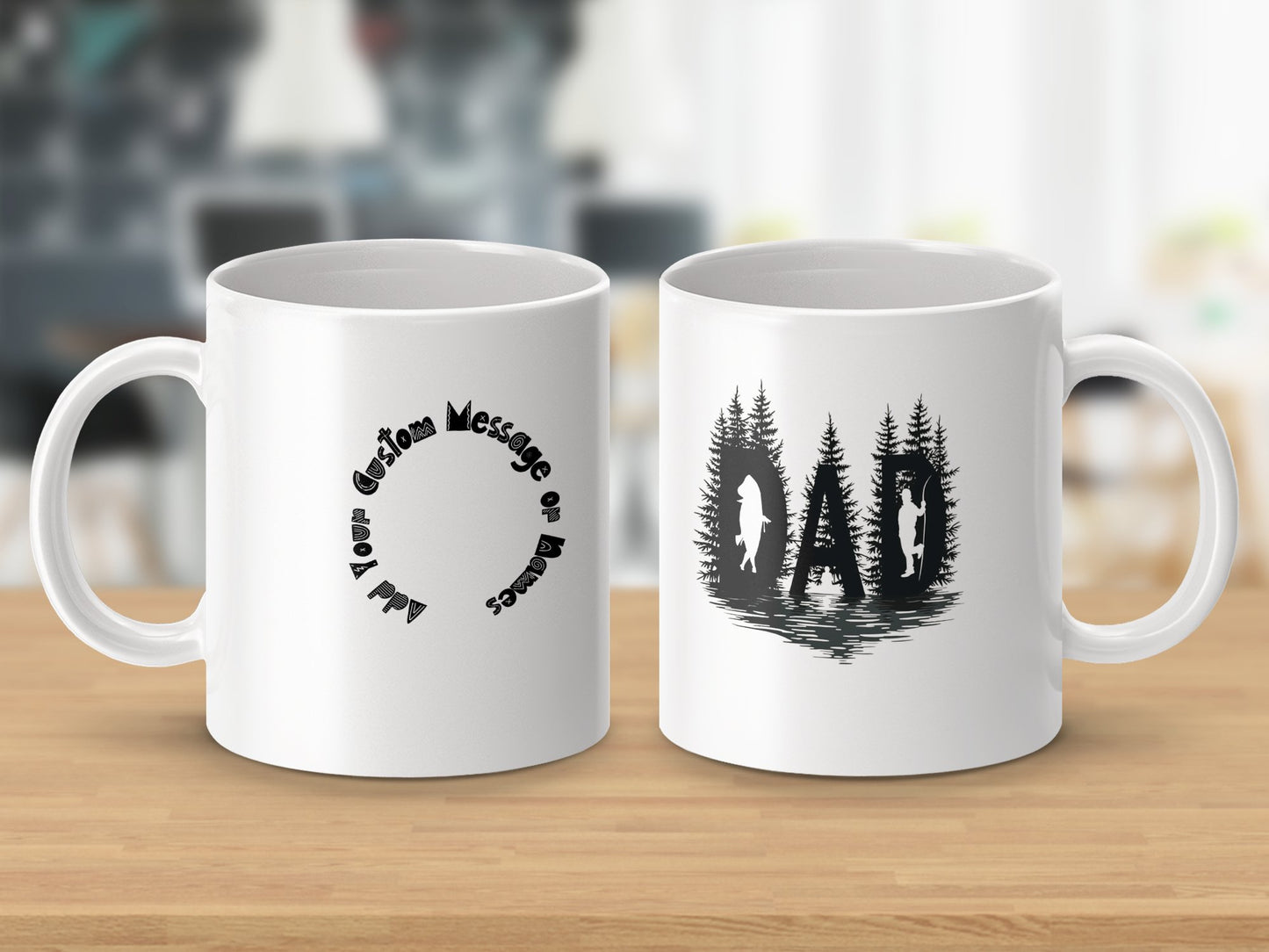 Personalized Dad Custom Message Coffee Mug product