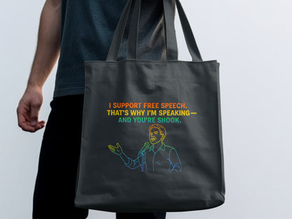 I Support Free Speech Quote Design Durable Bag product