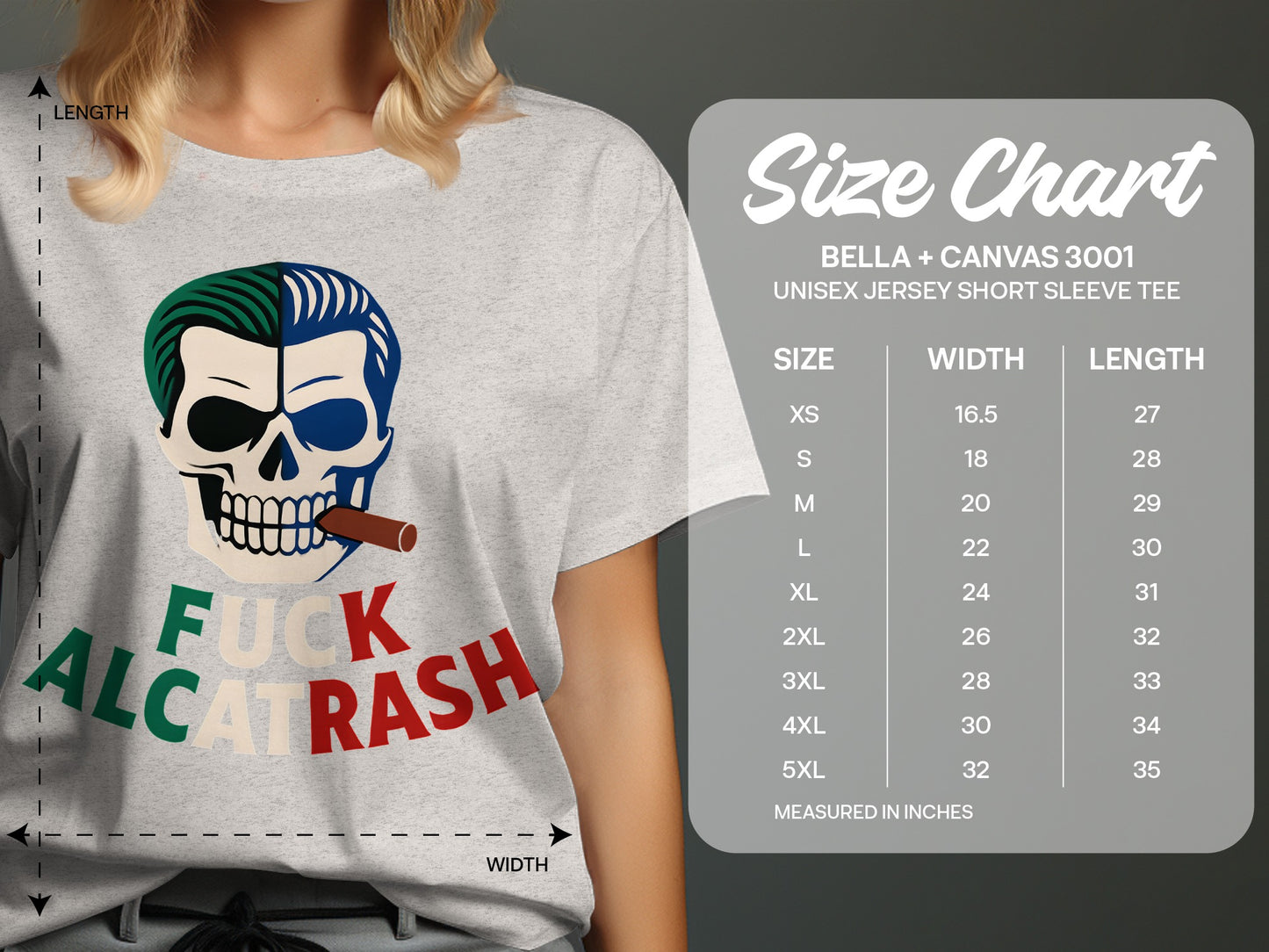 Fuck Alcatrash Skull Graphic T-Shirt product
