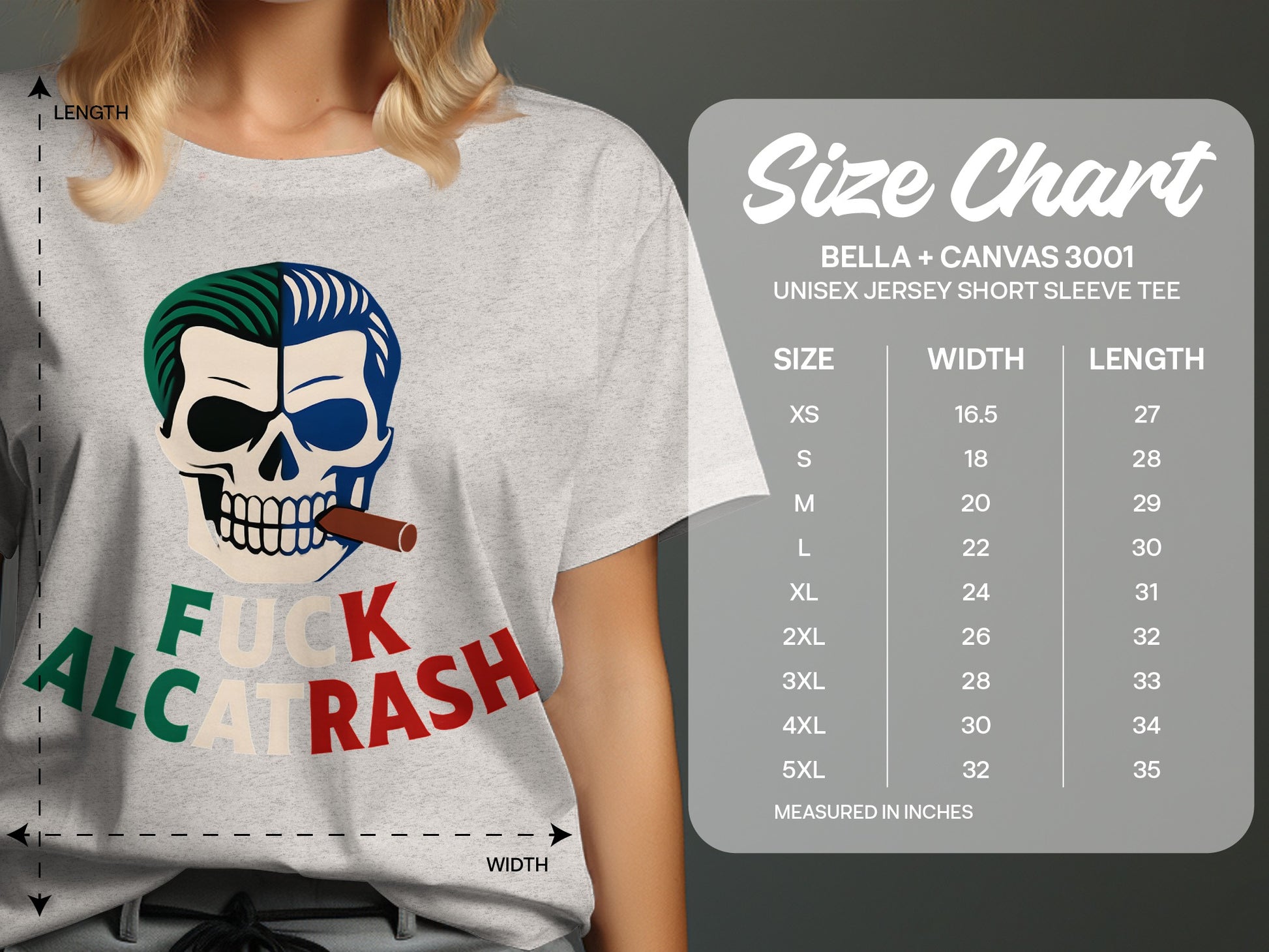 Fuck Alcatrash Skull Graphic T-Shirt product