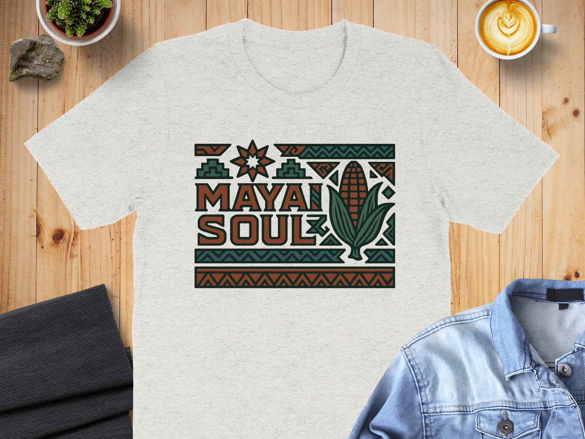Mayan Soul Graphic Tee with Unique Design product type