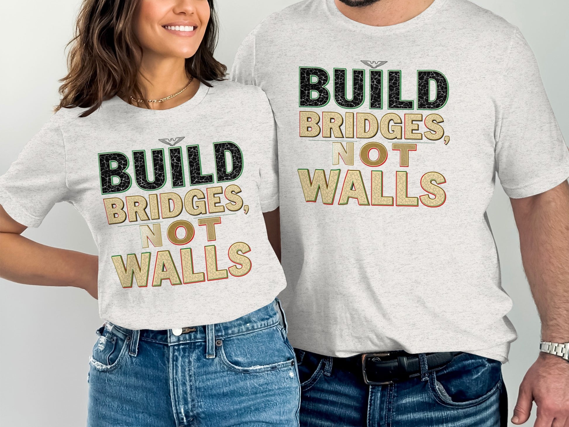 Build Bridges Not Walls Graphic T-Shirt product type