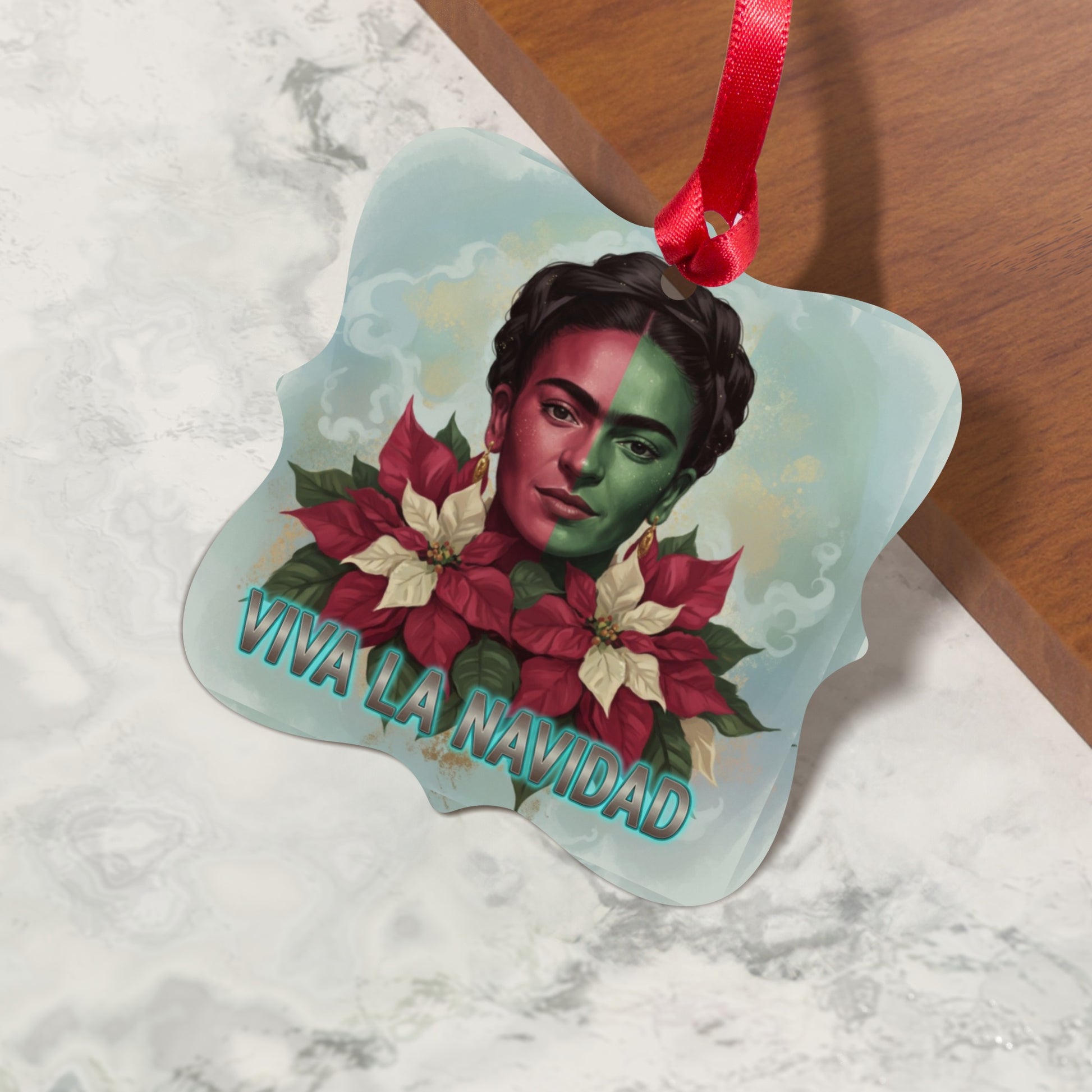 Festive Frida Ornament for Viva La Navidad Celebrations
