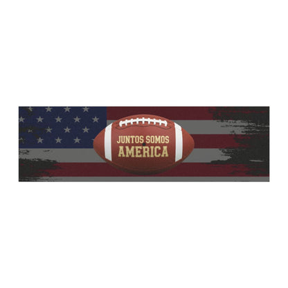 Juntos Somos America Football With USA Flag Design