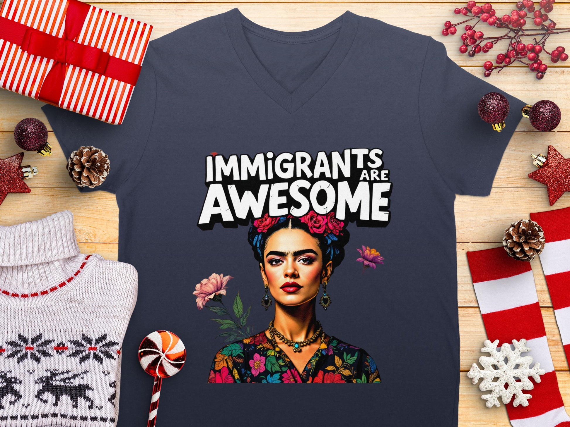 Immigrants Are Awesome Graphic T-Shirt Product
