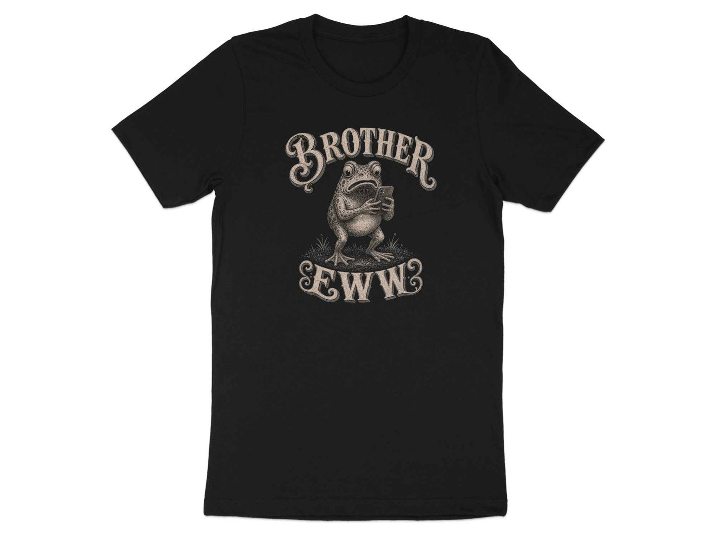 The 'Brother Eww' Grumpy Frog T-Shirt