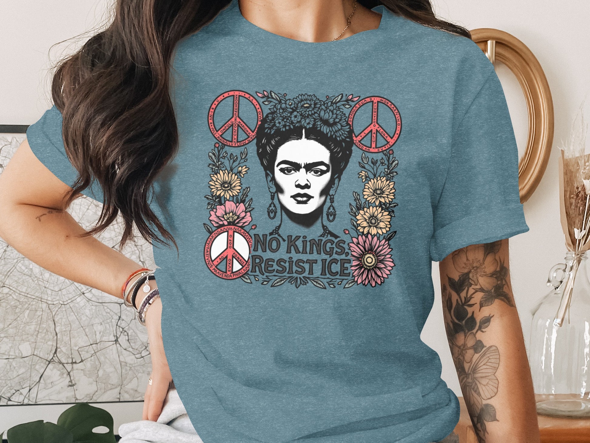 No Kings Resist Ice T-shirt product type