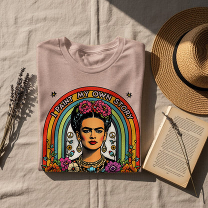 I Paint My Own Story Feminist Rainbow Art T-shirt