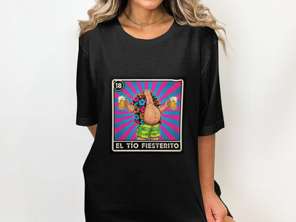 Humorous El Tío Fiesterito Graphic T-Shirt product type