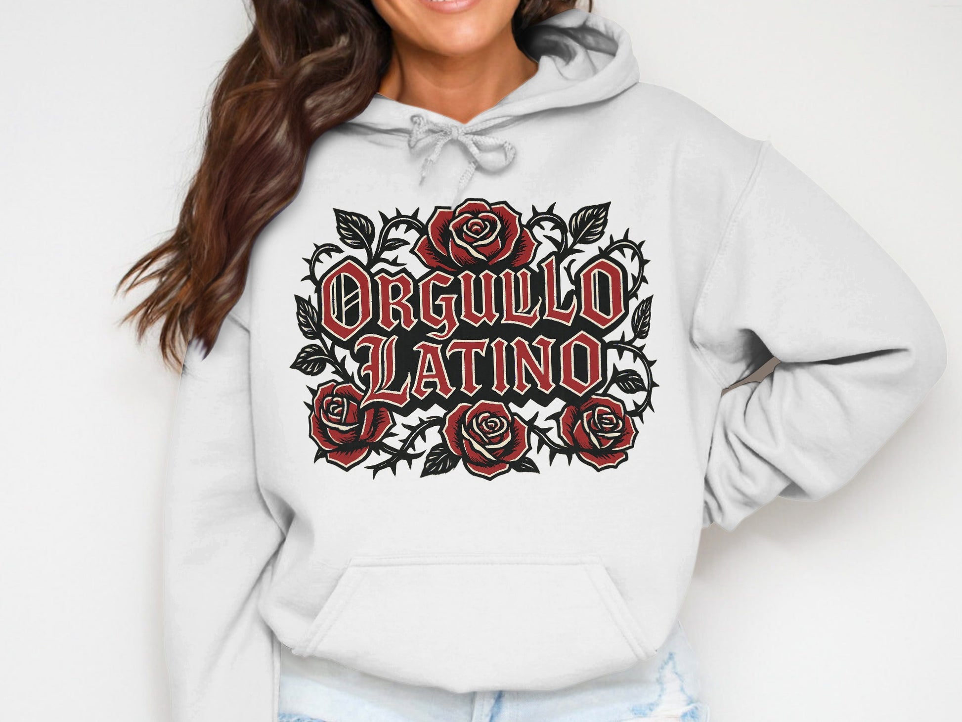 Orgullo Latino Rose Artwork Hoodie product
