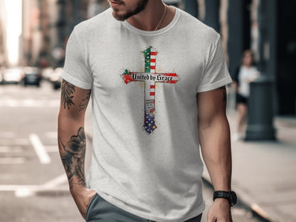 United by Grace Graphic Cross T-Shirt product