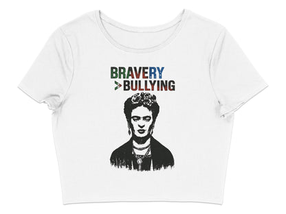 Bravery Over Bullying Graphic Crop Top product