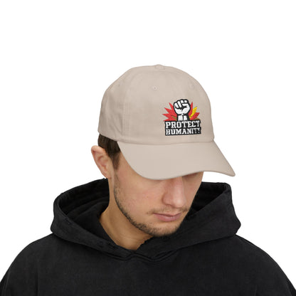 Anti Trumpt Hat Protect Humanity Hat, Baseball Cap, Gift for Activists, Unisex Adjustable Hat, Everyday Wear