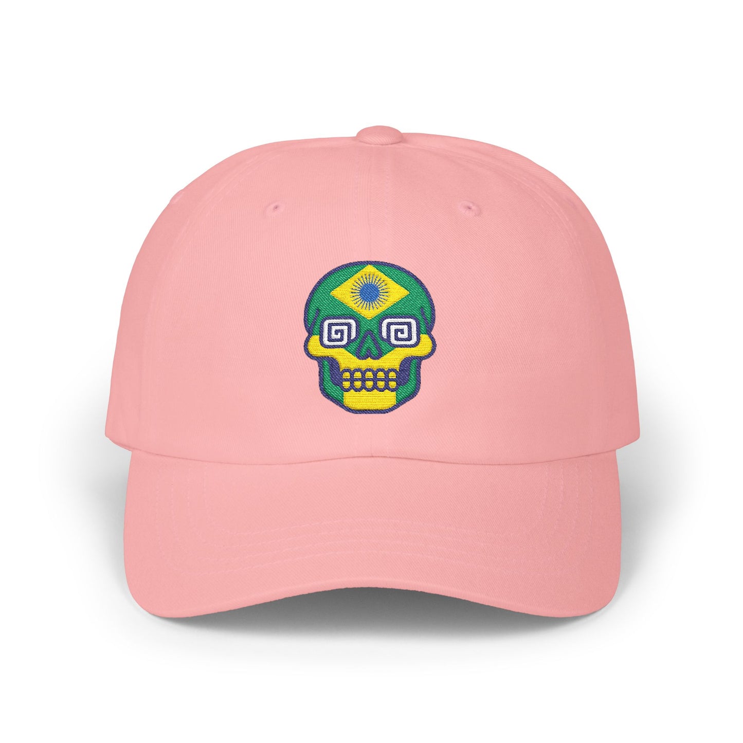 Colorful Skull Classic Dad Cap - Trendy Summer Hat for Music Festivals, Beach Days, Casual Outings, Unique Gift for Him, Adjustable Snapback