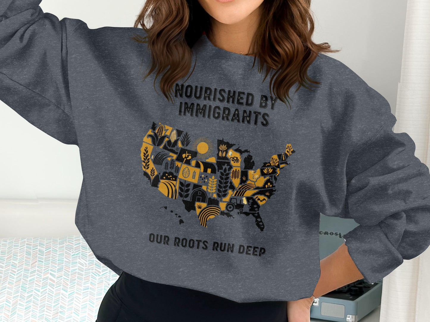 Nourished by Immigrants Our Roots Run Deep product type