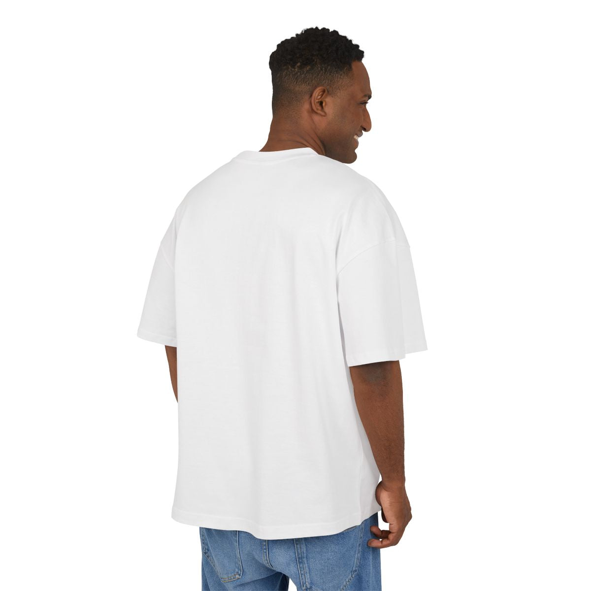 Stylish White Loose Fit Casual T-shirt for Men product