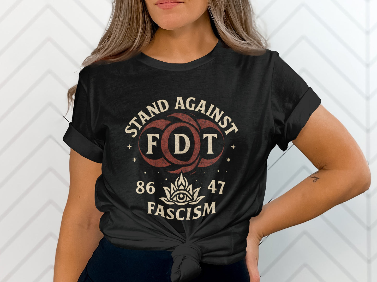 Stand Against Fascism FDT Graphic T-shirt product type