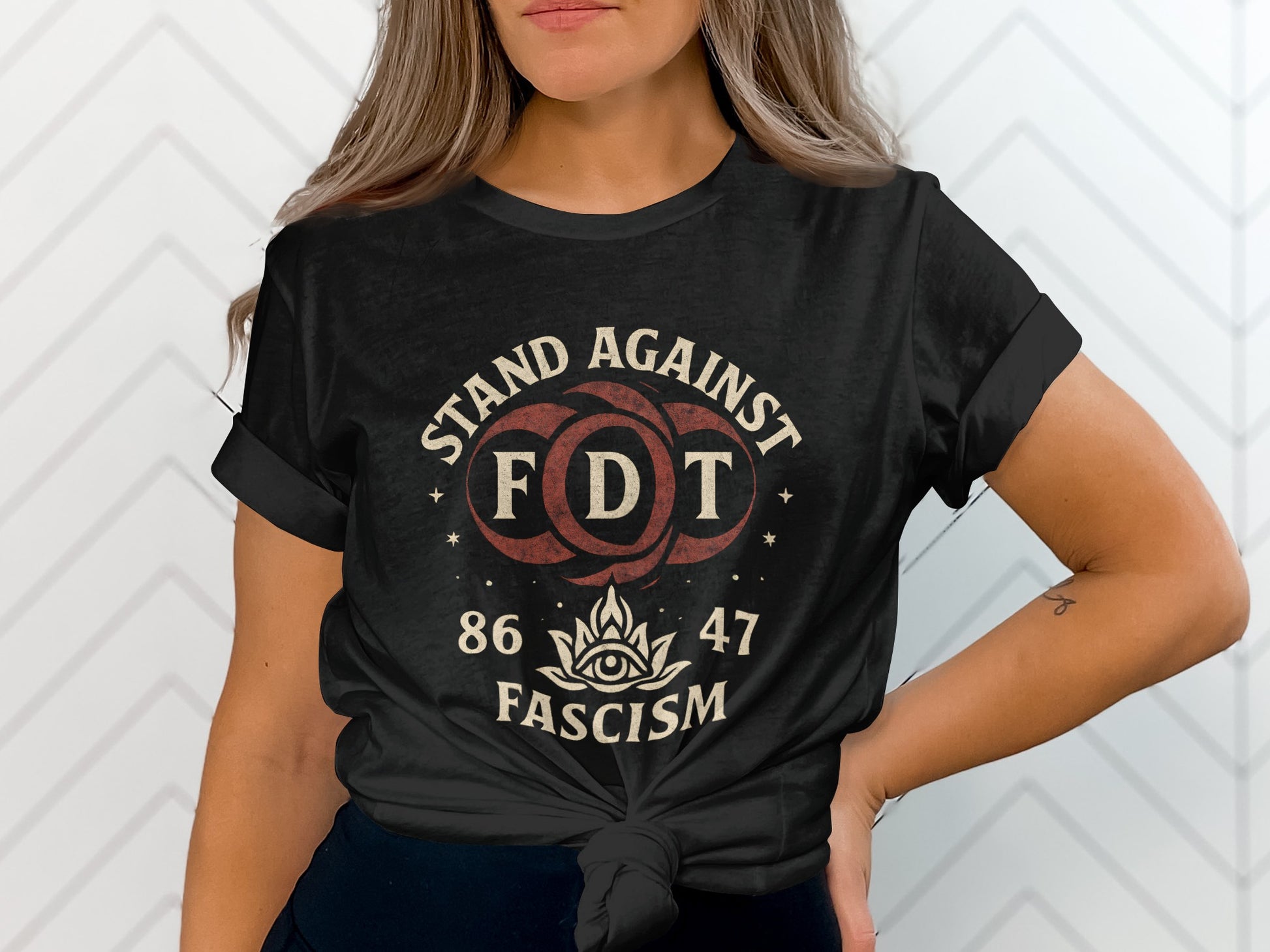 Stand Against Fascism FDT Graphic T-shirt product type