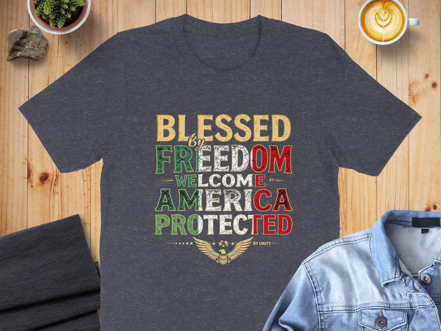 Blessed by Freedom Welcome America Protected product type