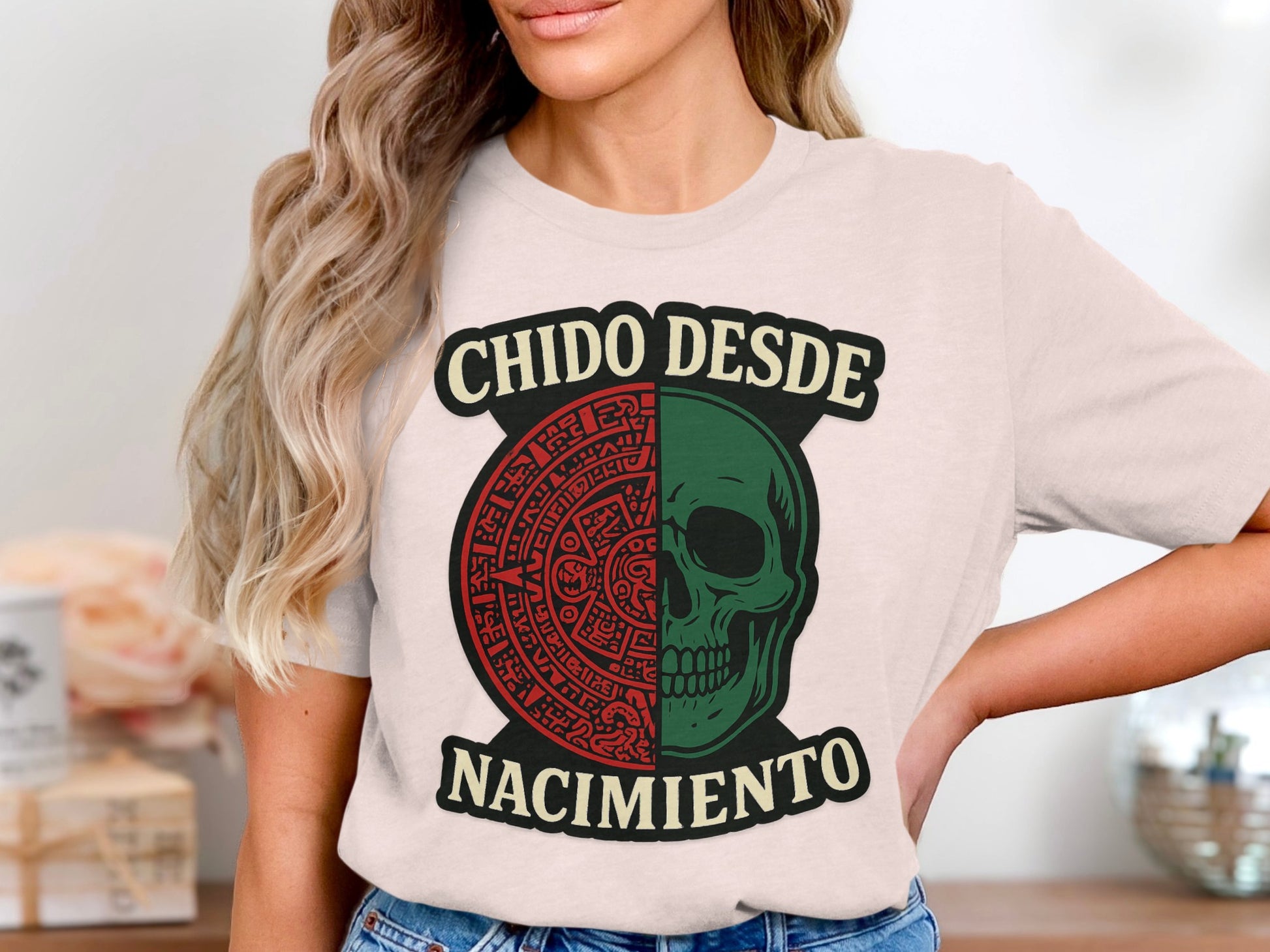 Chido Desde Nacimiento Skull Graphic Tee product