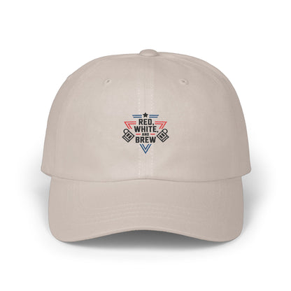 Red White and Brew Design Embroidered Cap product type
