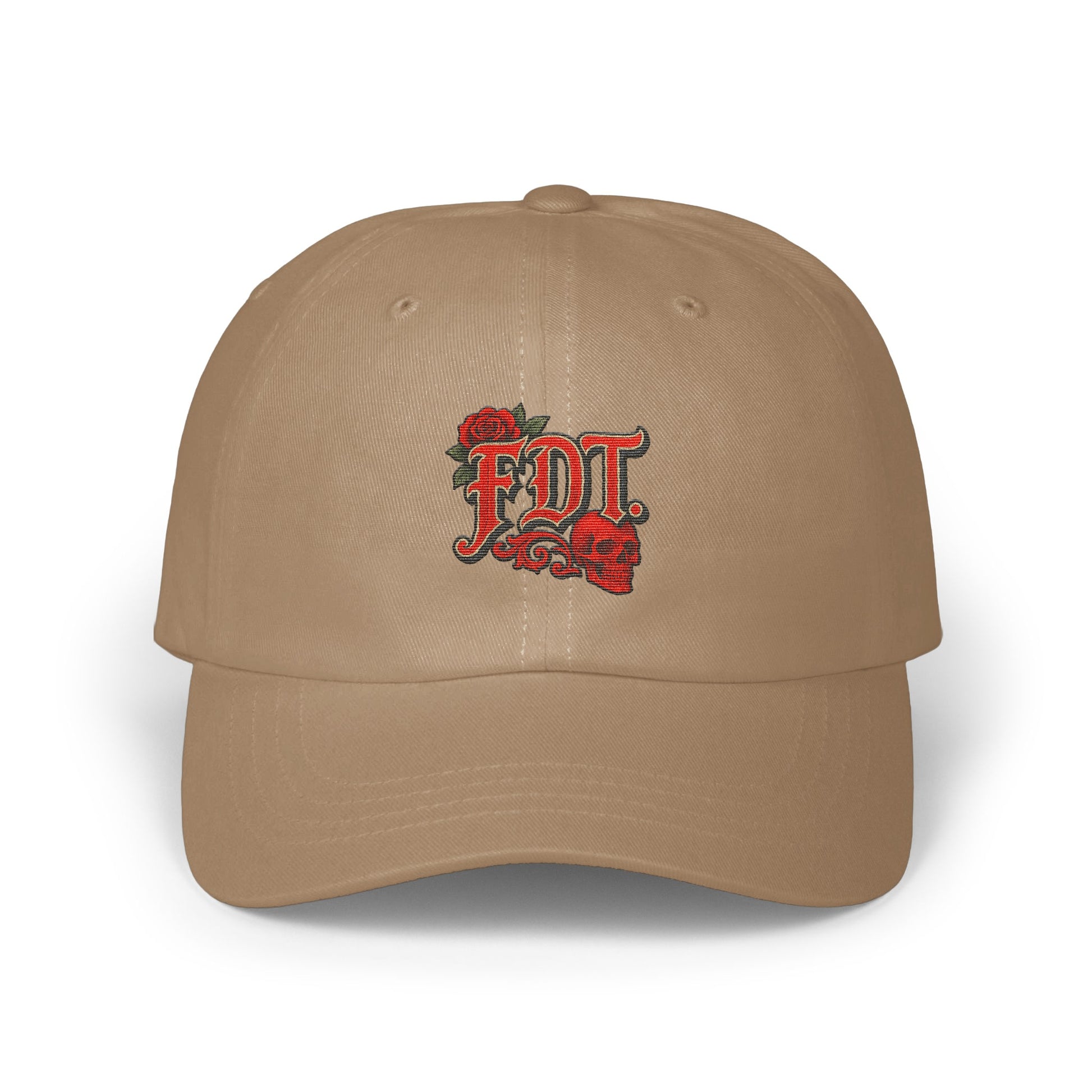 FDL with Roses Embroidery Design Baseball Cap product