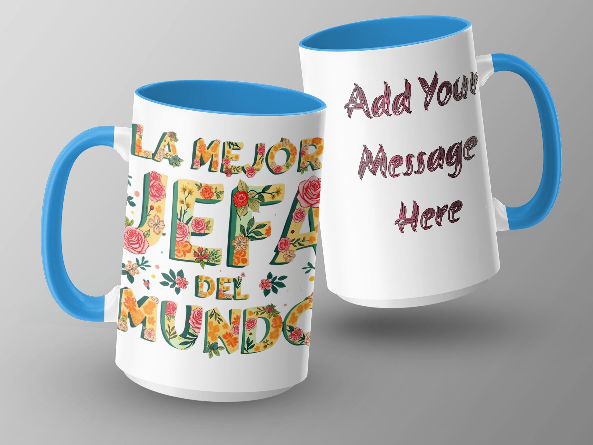 La Mejor Jefa Del Mundo Customizable Mug Product