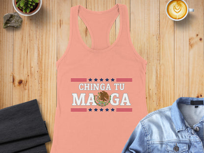 Chinga Tu Maaga Women's Tank Top Gym Athletic Shirt Product