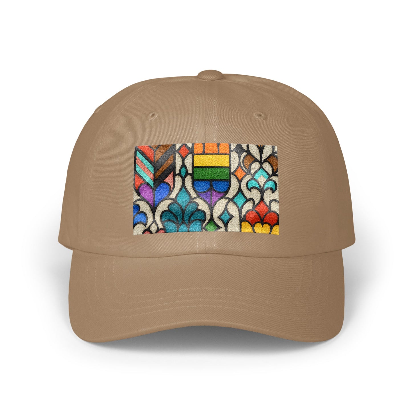 Colorful Stained Glass Pattern Baseball Cap product type