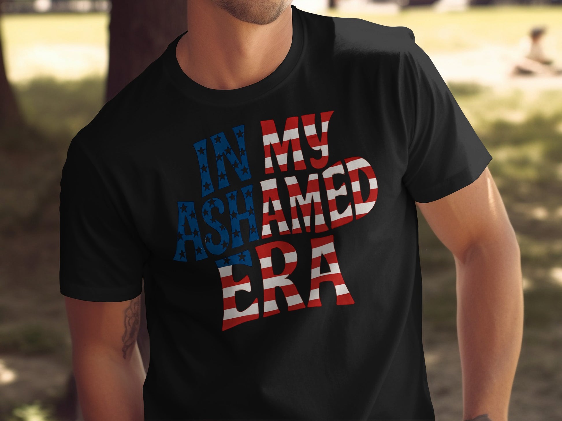 Patriotic In My Ashamed Era Graphic Tee product